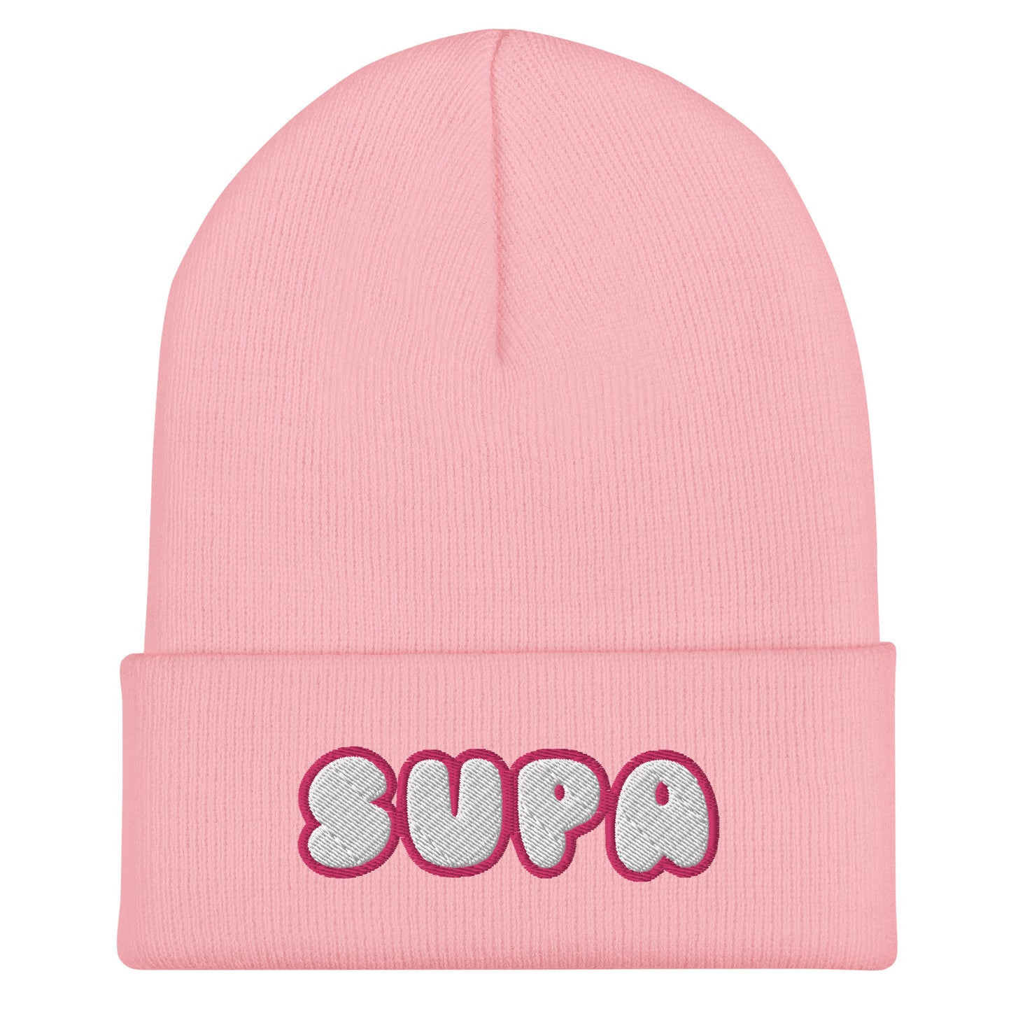 SUPA Killa Cuffed Beanie Pink