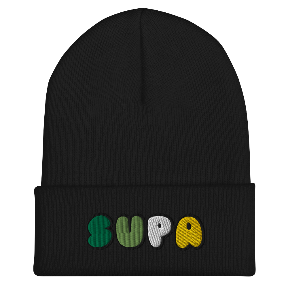 SUPA Doomsday Cuffed Beanie Black *Limited Run*