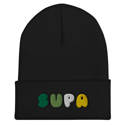 SUPA Doomsday Cuffed Beanie Black *Limited Run*