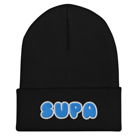 SUPA ICEY Cuffed Beanie Black