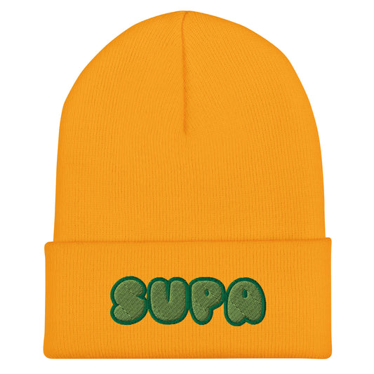 SUPA Lucky Cuffed Beanie Yellow