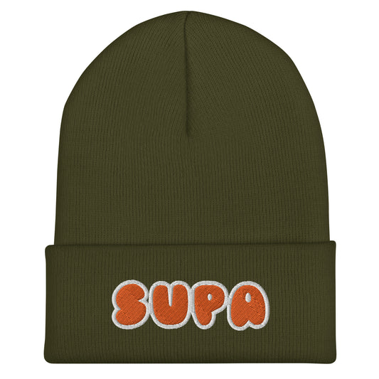 SUPA Duck Hunter Cuffed Beanie Olive