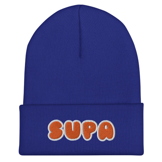 SUPA Knickle Cuffed Beanie Blue